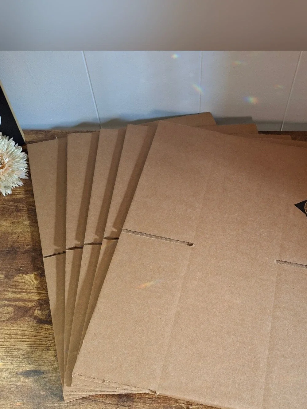 5 new boxes 10x9x5 inches (LxWxH)